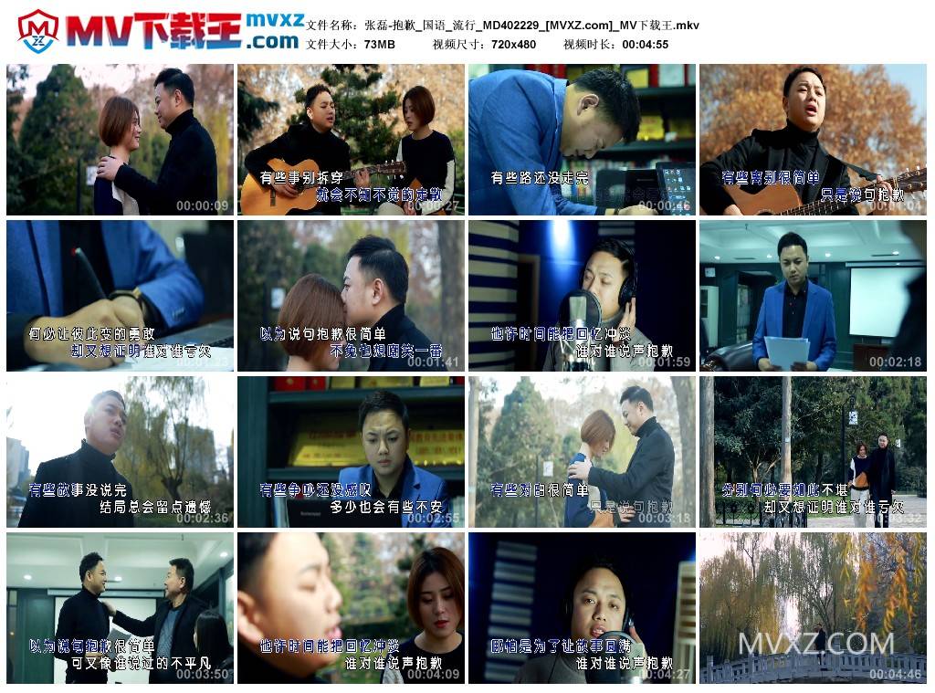 张磊-抱歉_国语_流行_MD402229
